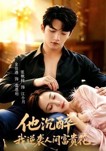 短剧《他沉醉，我逆袭人间富贵花》海报