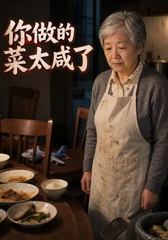 短剧《你做的菜太咸了》海报
