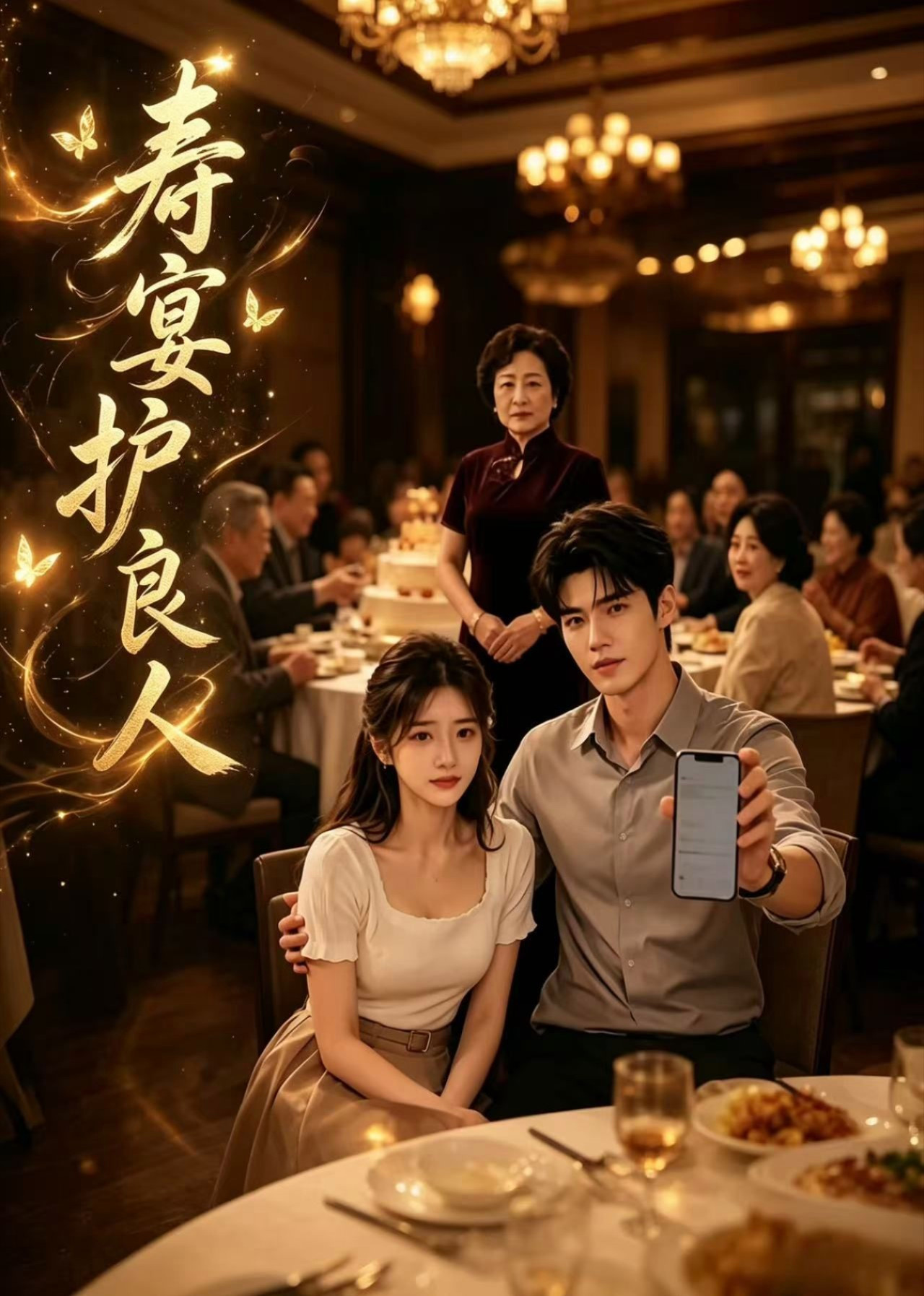 短剧《寿宴护良人》海报