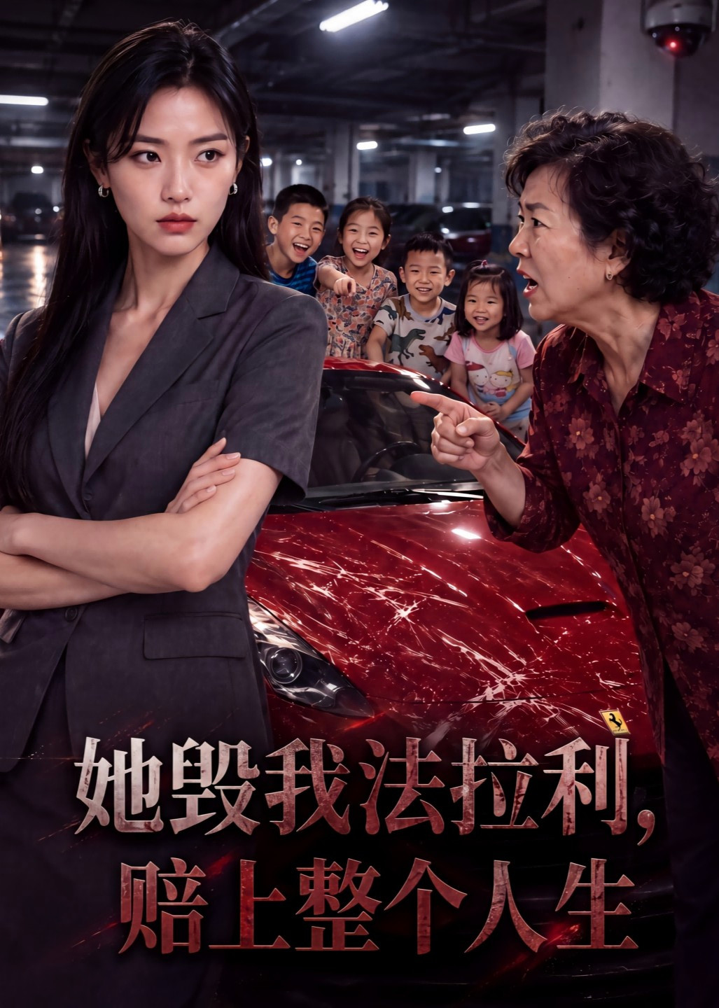 短剧《她毁我法拉利，赔上整个人生》海报