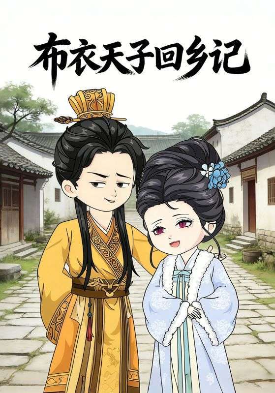 短剧《布衣天子回乡记》海报