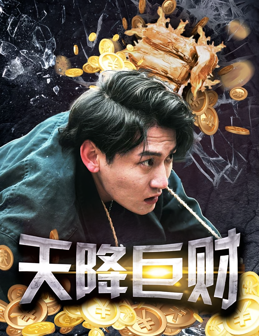 短剧《天降巨财》海报
