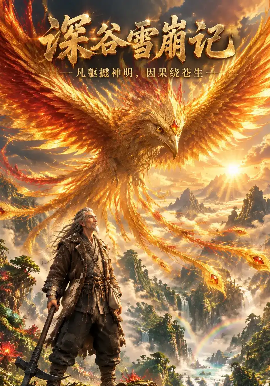 短剧《深谷雪崩记》海报