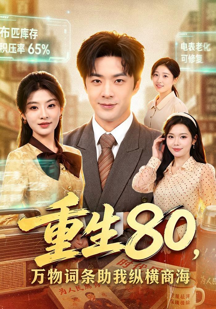短剧《重生80，万物词条助我纵横商海》海报