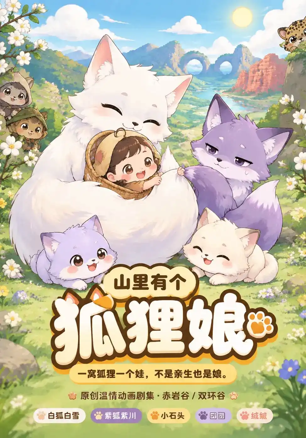 短剧《山里有个狐狸娘》海报