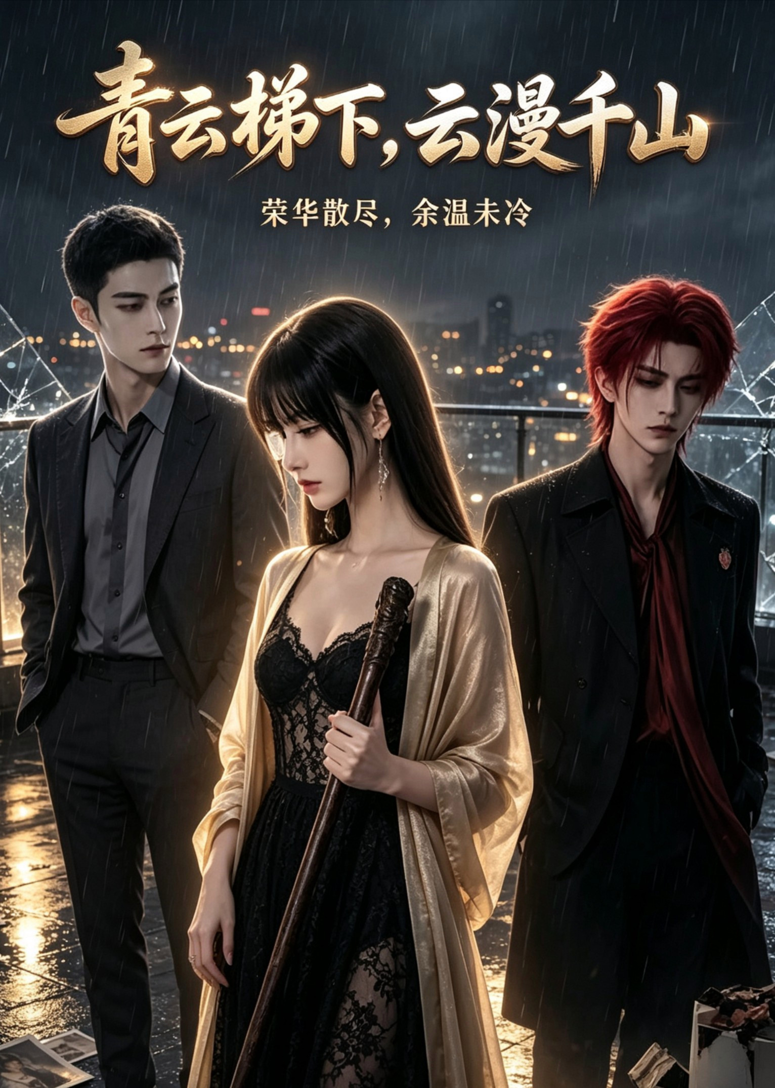短剧《青云梯下，云漫千山》海报