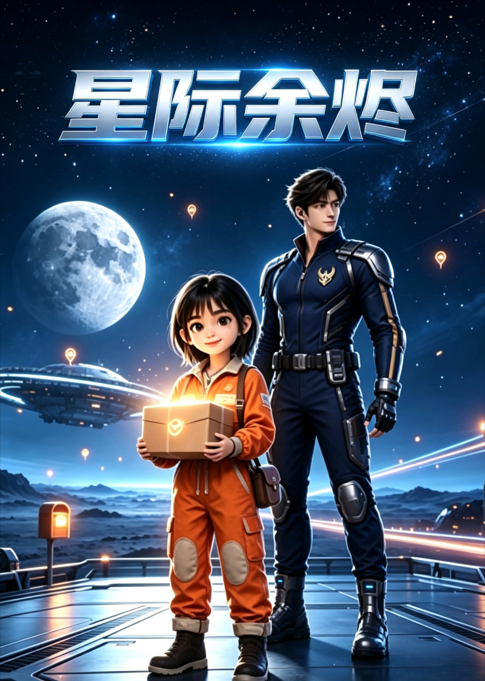 短剧《星际余烬》海报
