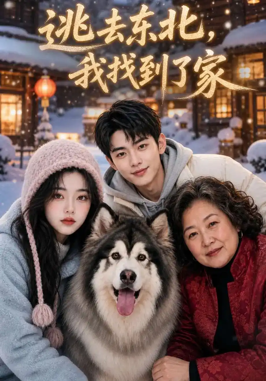 短剧《逃去东北，我找到了家》海报