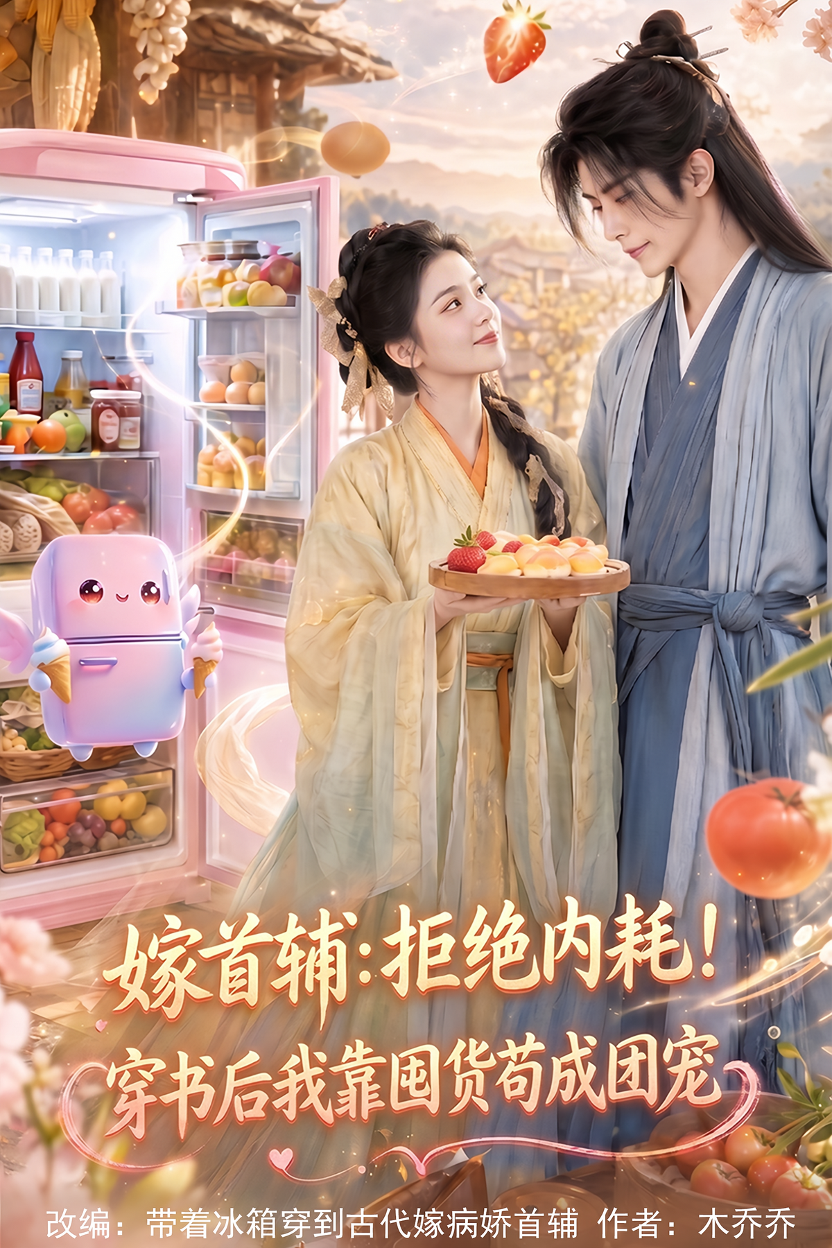 短剧《嫁首辅：拒绝内耗！穿书后我靠囤货苟成团宠》海报