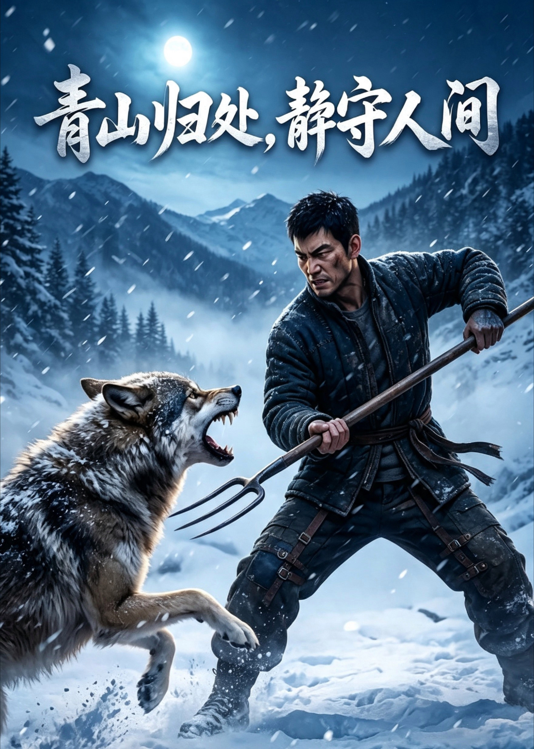短剧《青山归处，静守人间》海报