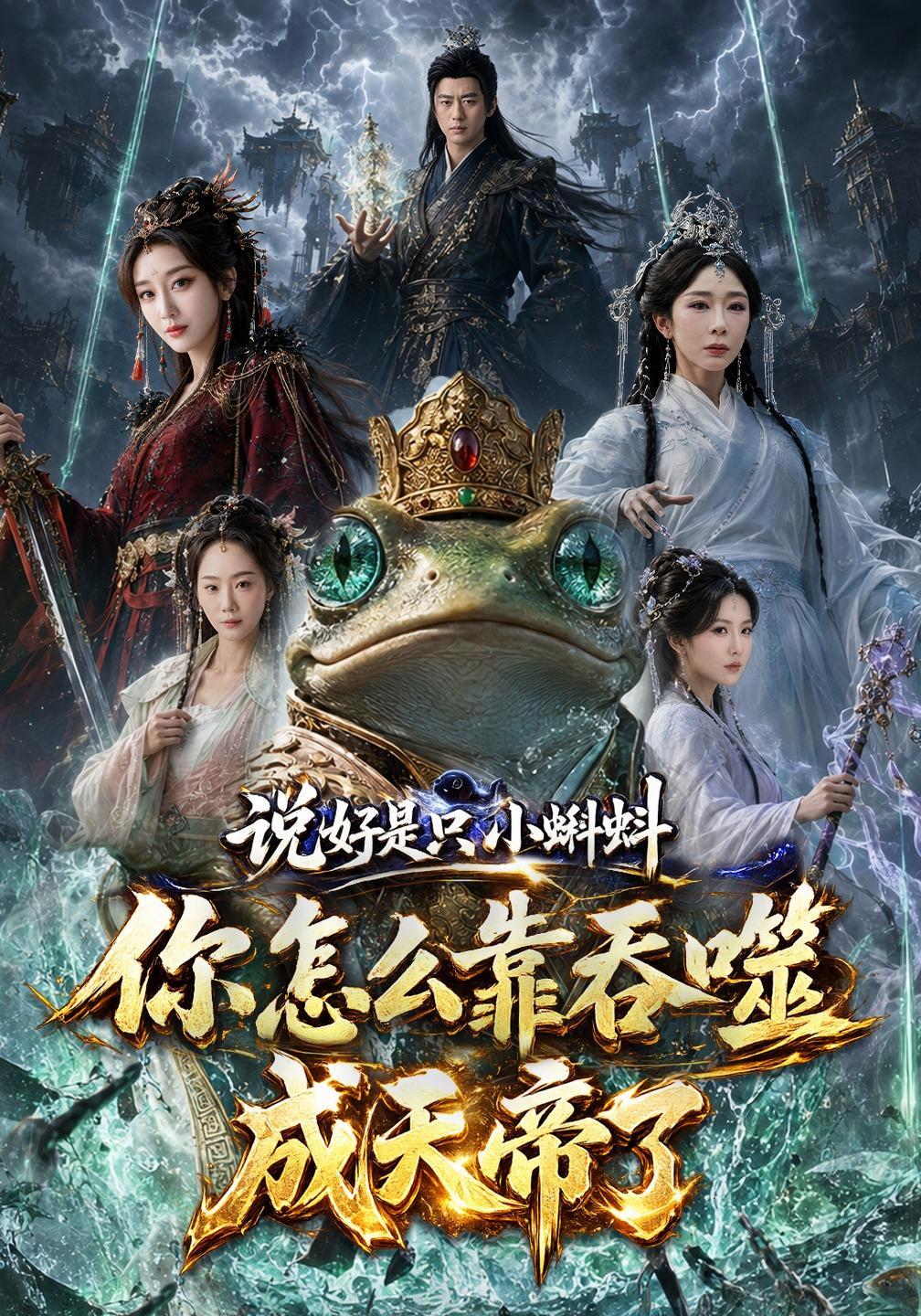 短剧《说好是只小蝌蚪你怎么靠吞噬成天帝了》海报