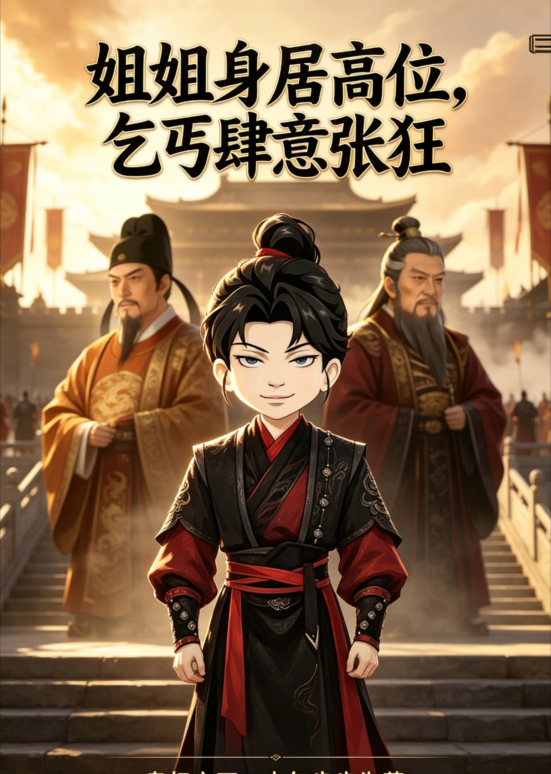 短剧《姐姐身居高位，乞丐肆意张狂》海报