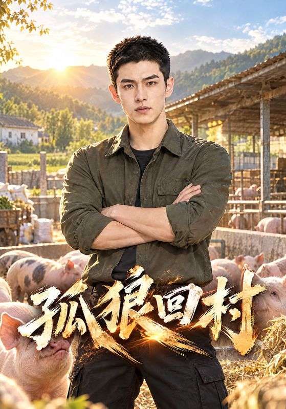 短剧《孤狼回村》海报