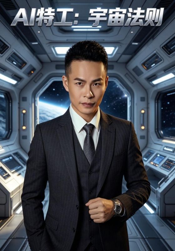 短剧《AI特工：宇宙法则》海报