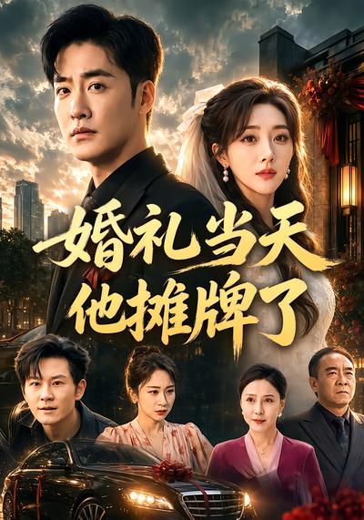 短剧《婚礼当天他摊牌了》海报