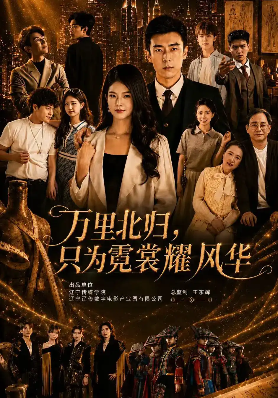 短剧《万里北归，只为霓裳耀风华》海报