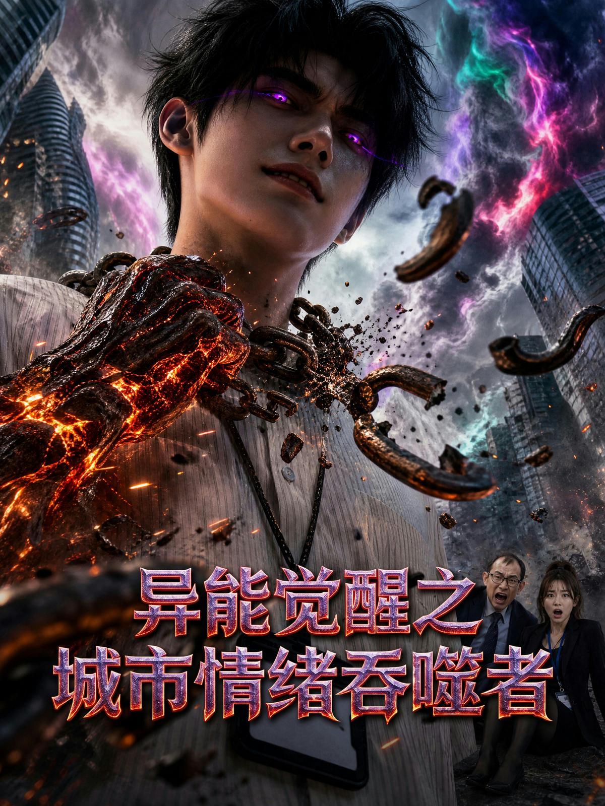 短剧《异能觉醒之城市情绪吞噬者》海报