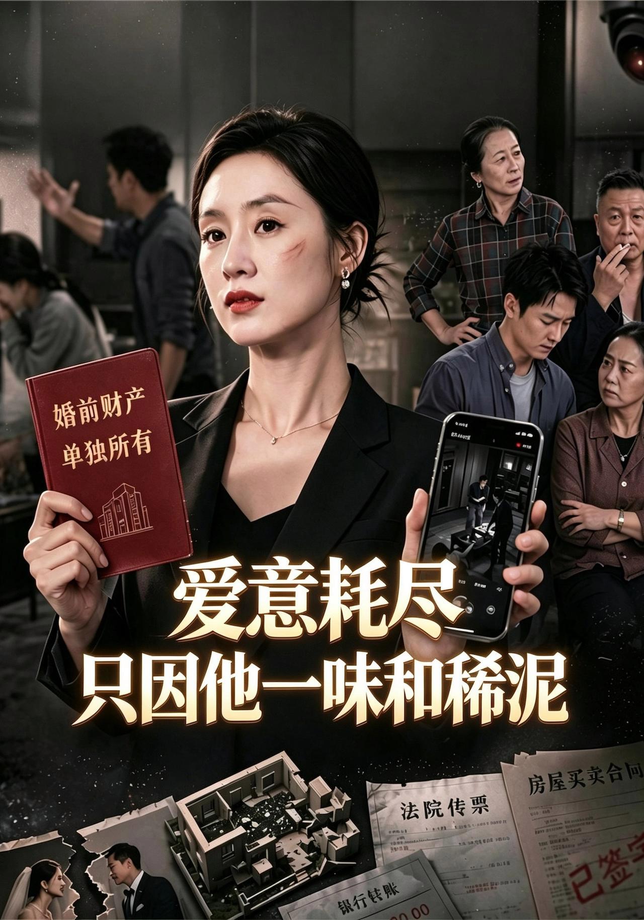 短剧《爱意耗尽只因他一味和稀泥》海报