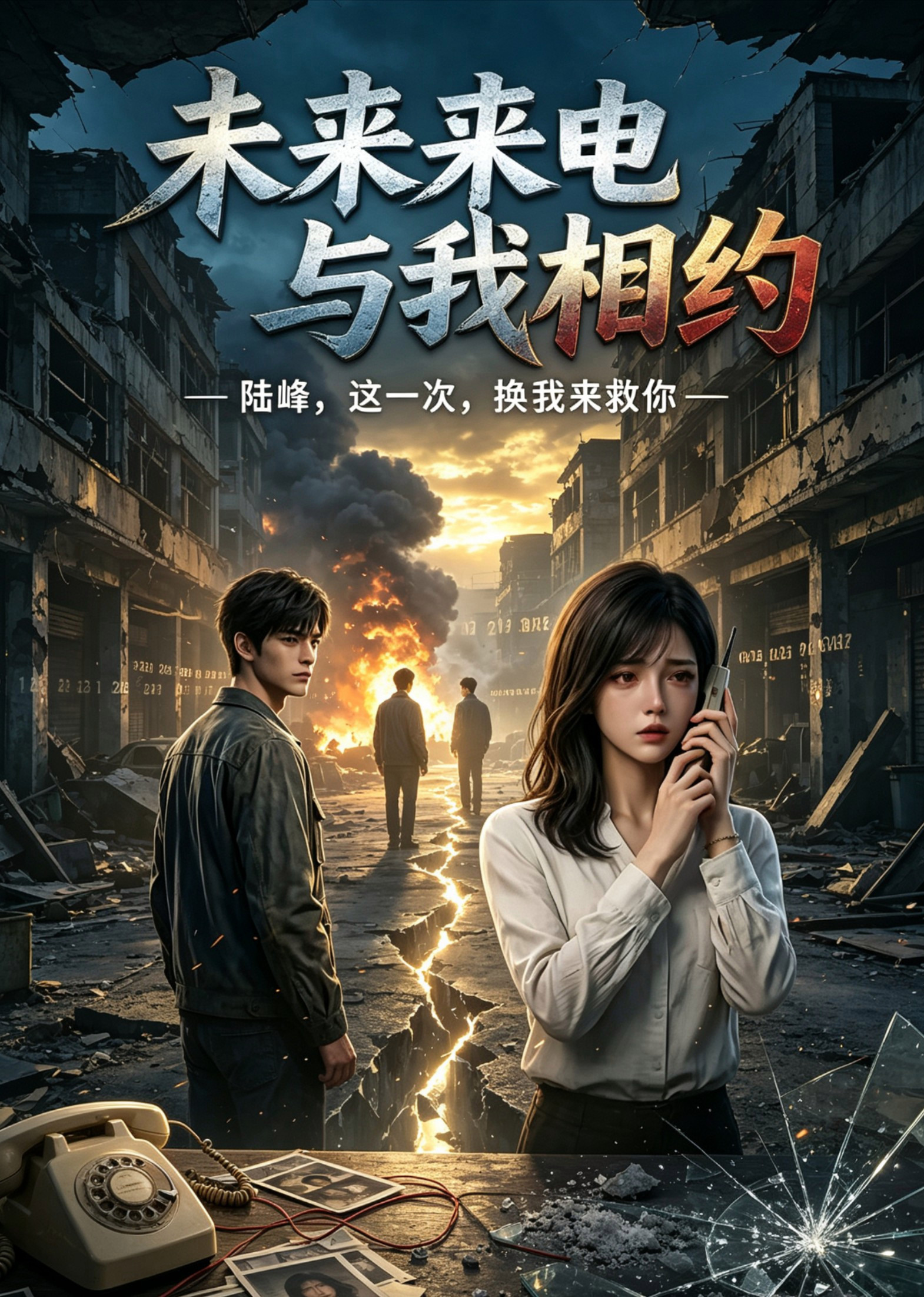 短剧《未来来电与我相约》海报