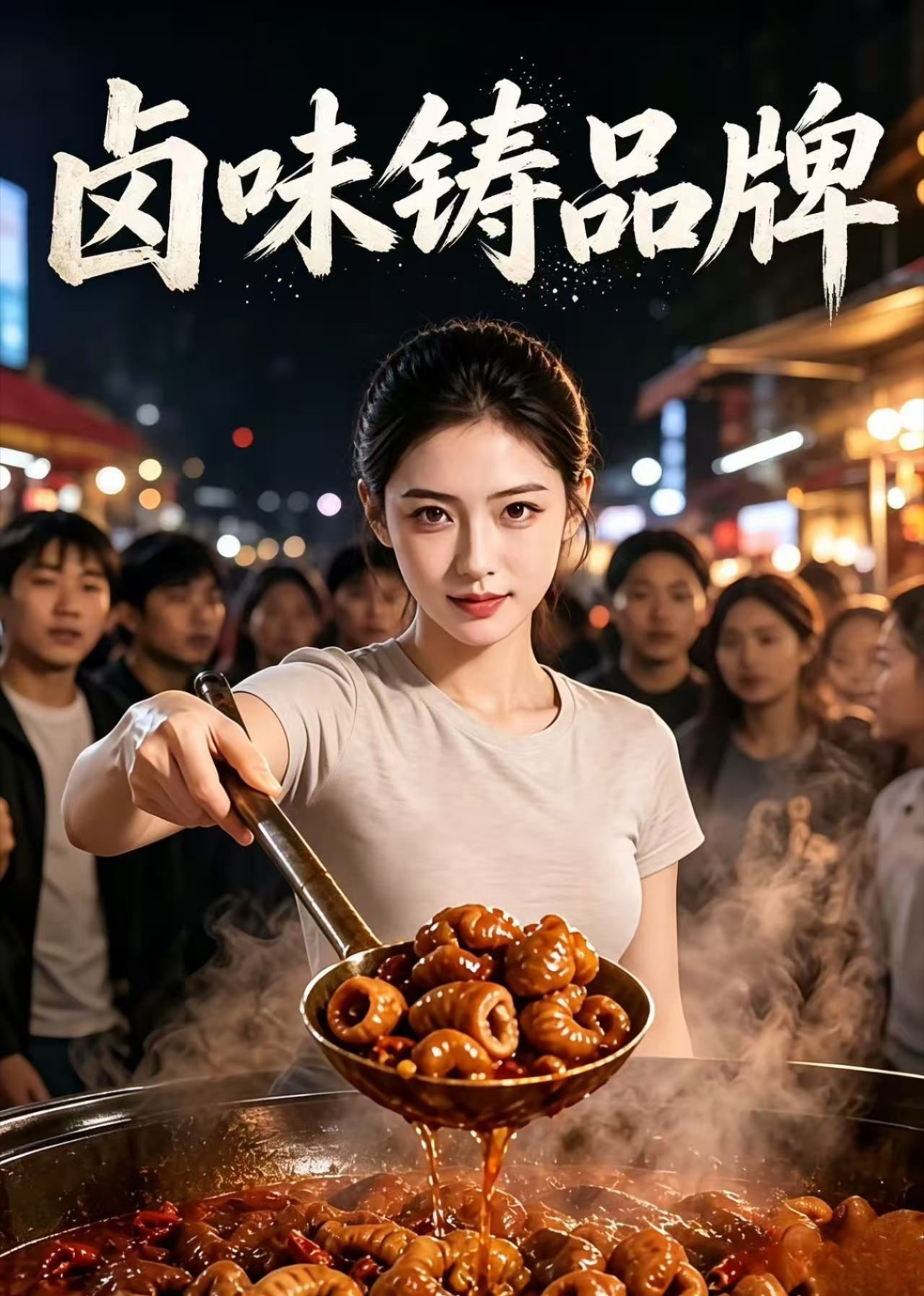 短剧《卤味铸品牌》海报