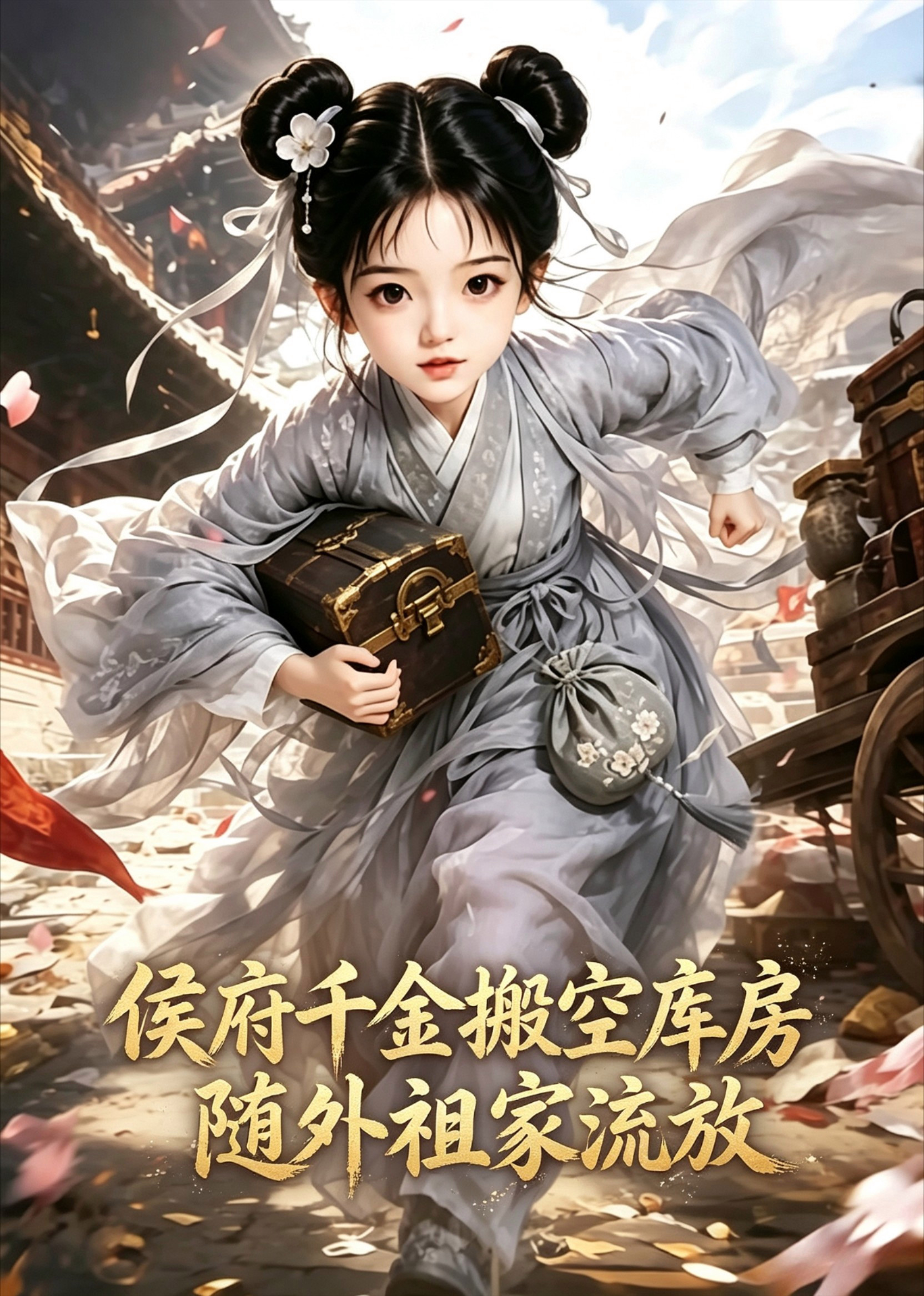 短剧《侯府千金搬空库房随外祖家流放》海报
