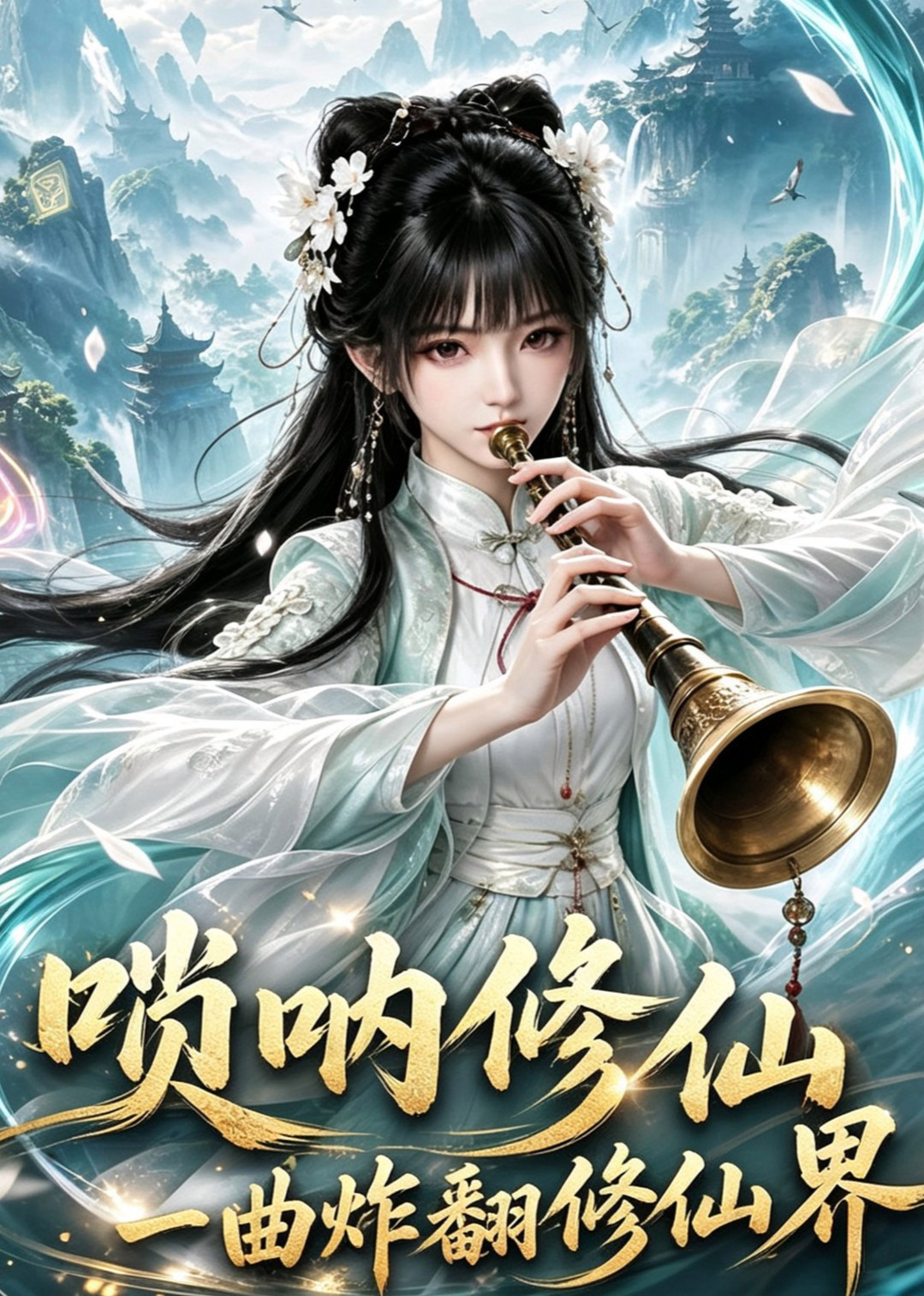 短剧《唢呐修仙，一曲炸翻修仙界》海报