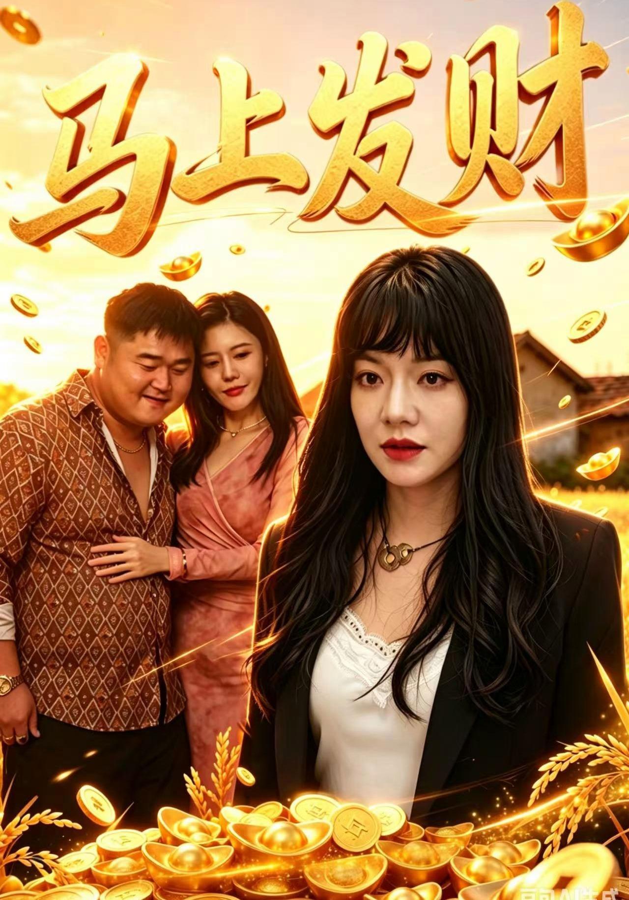 短剧《马上发财》海报