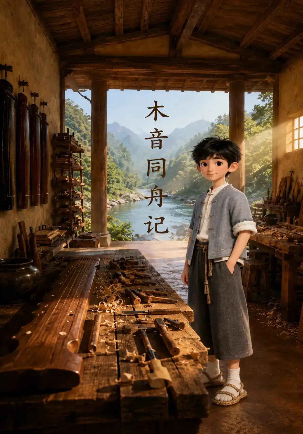 短剧《木音同舟记》海报