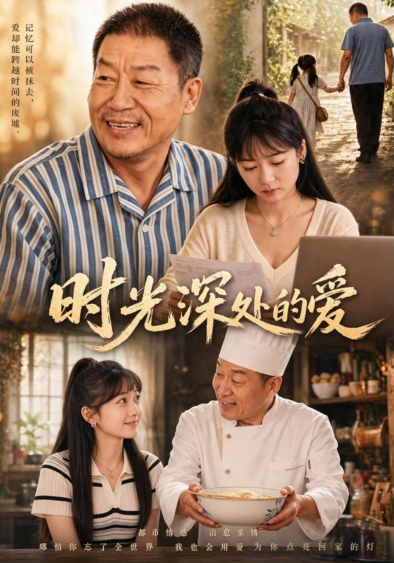 短剧《时光深处的爱》海报