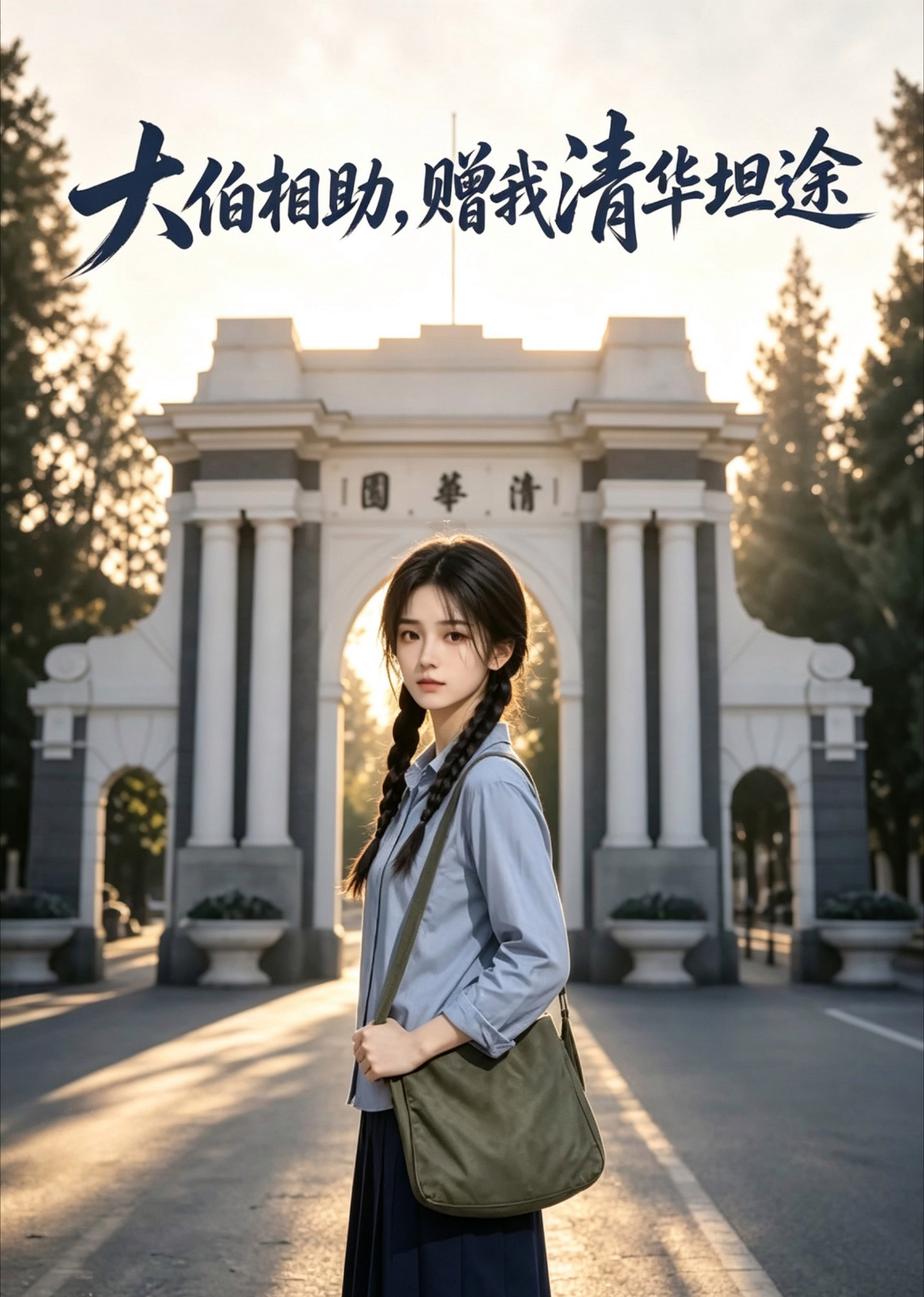 短剧《大伯相助，赠我清华坦途》海报