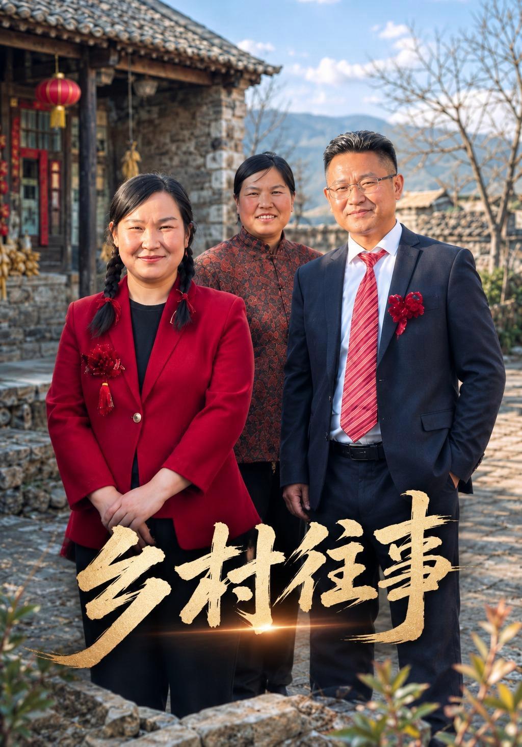 短剧《乡村往事》海报