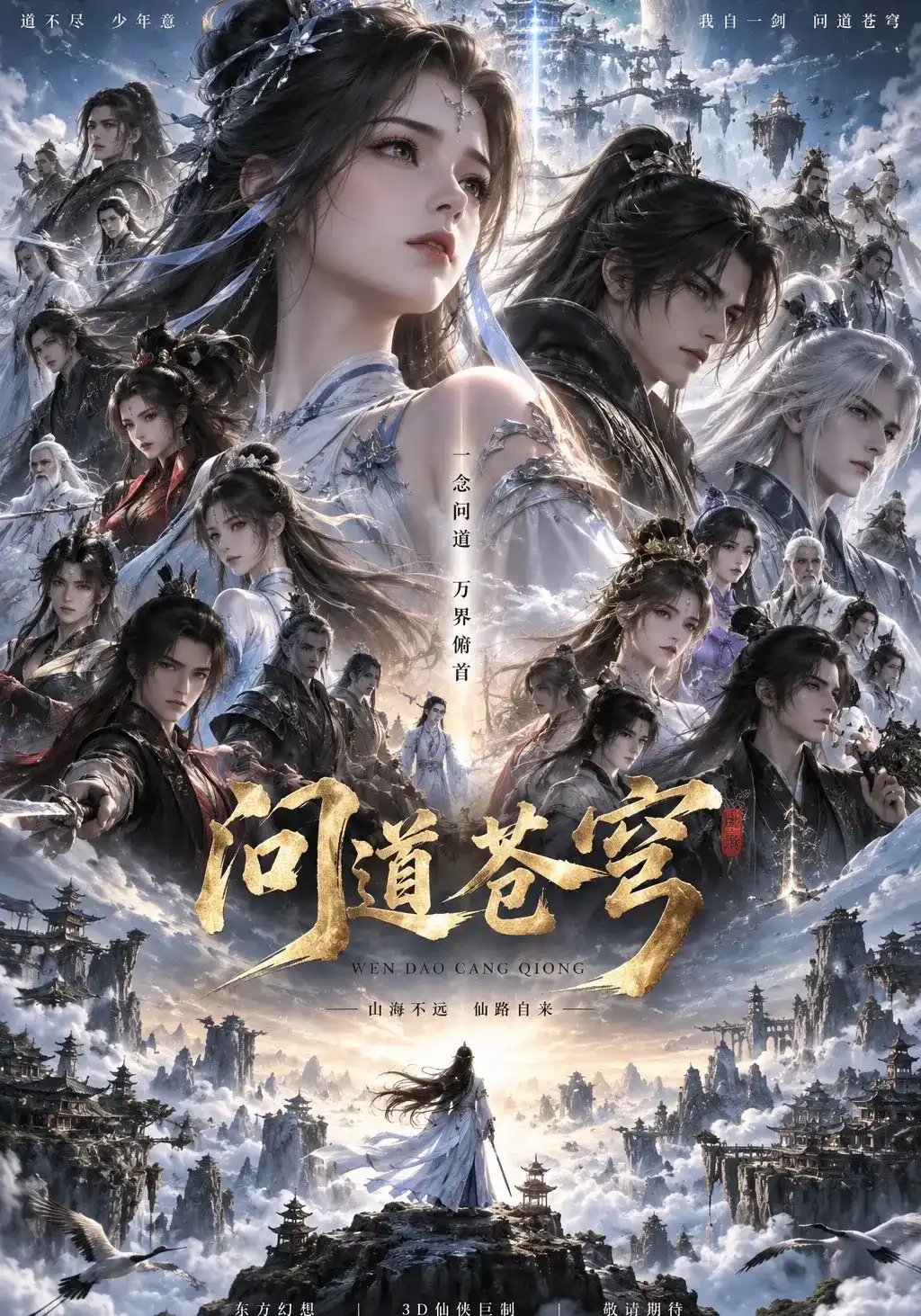 短剧《问道苍穹》海报