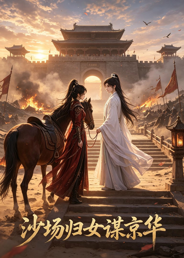 短剧《沙场归女谋京华》海报