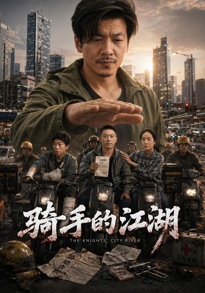 短剧《骑手的江湖》海报