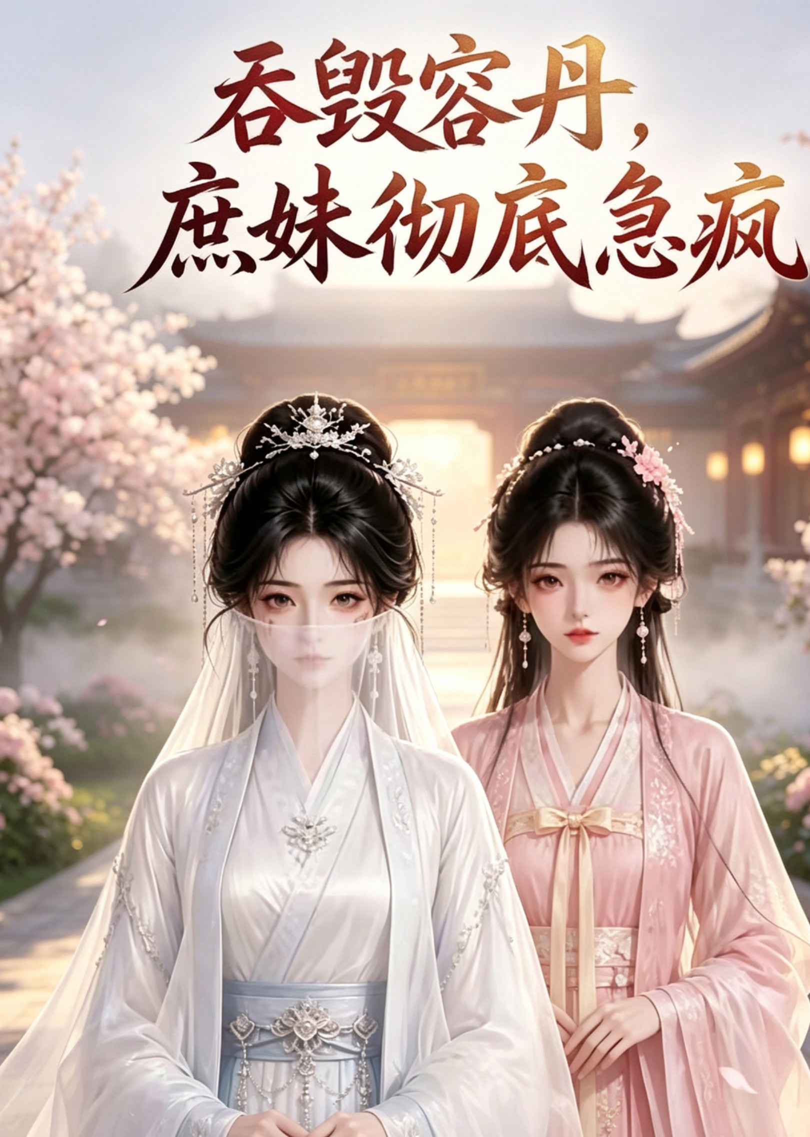 短剧《吞毁容丹，庶妹彻底急疯》海报
