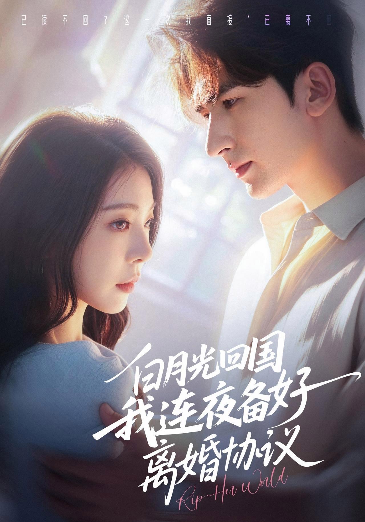 短剧《白月光回国我连夜备好离婚协议》海报