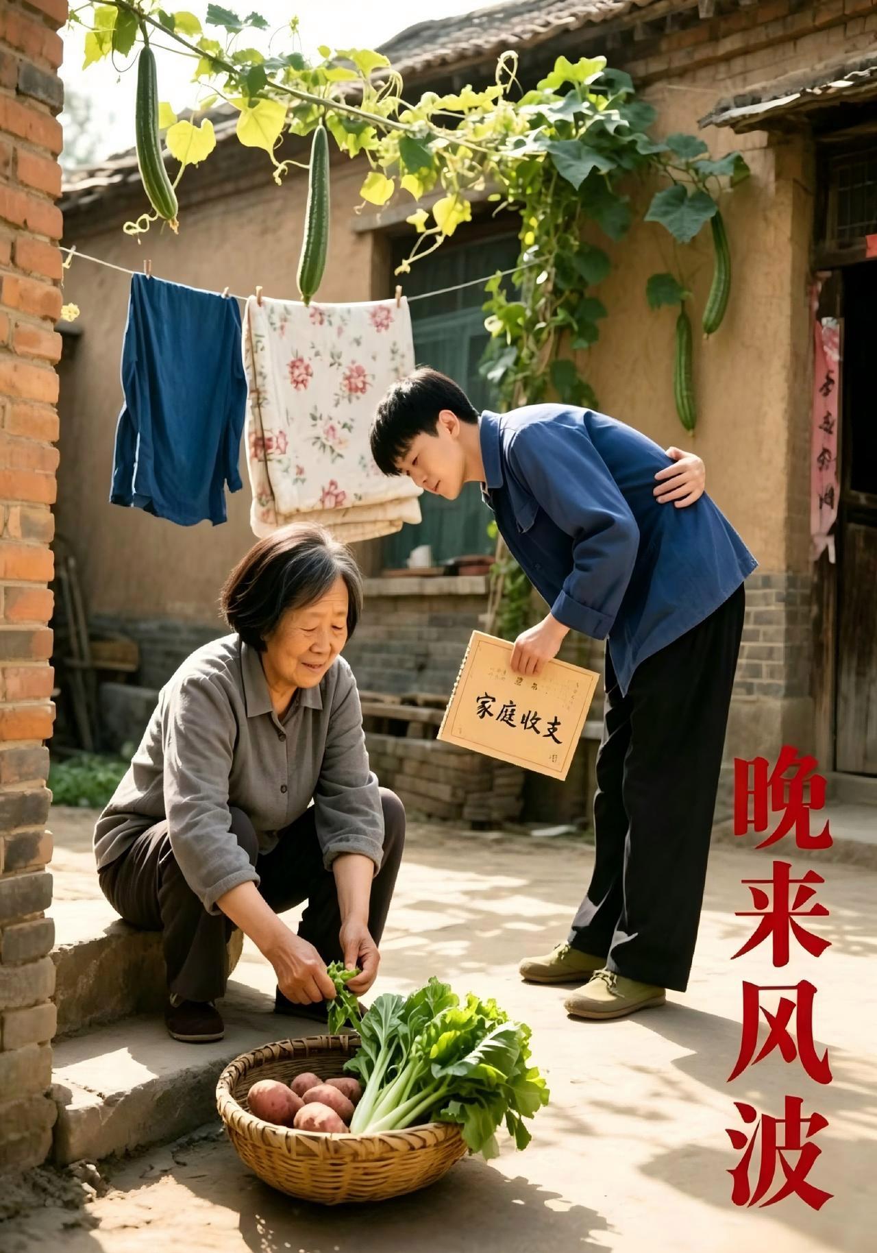 短剧《晚来风波》海报