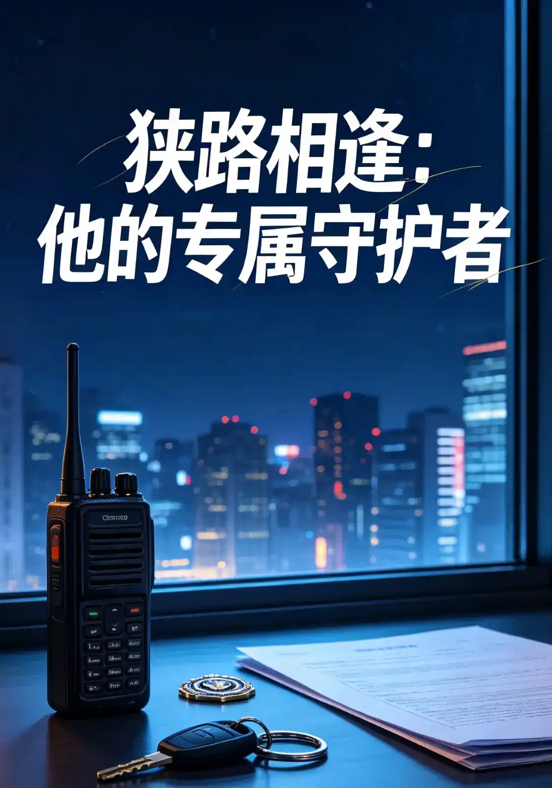 短剧《狭路相逢：他的专属守护者》海报