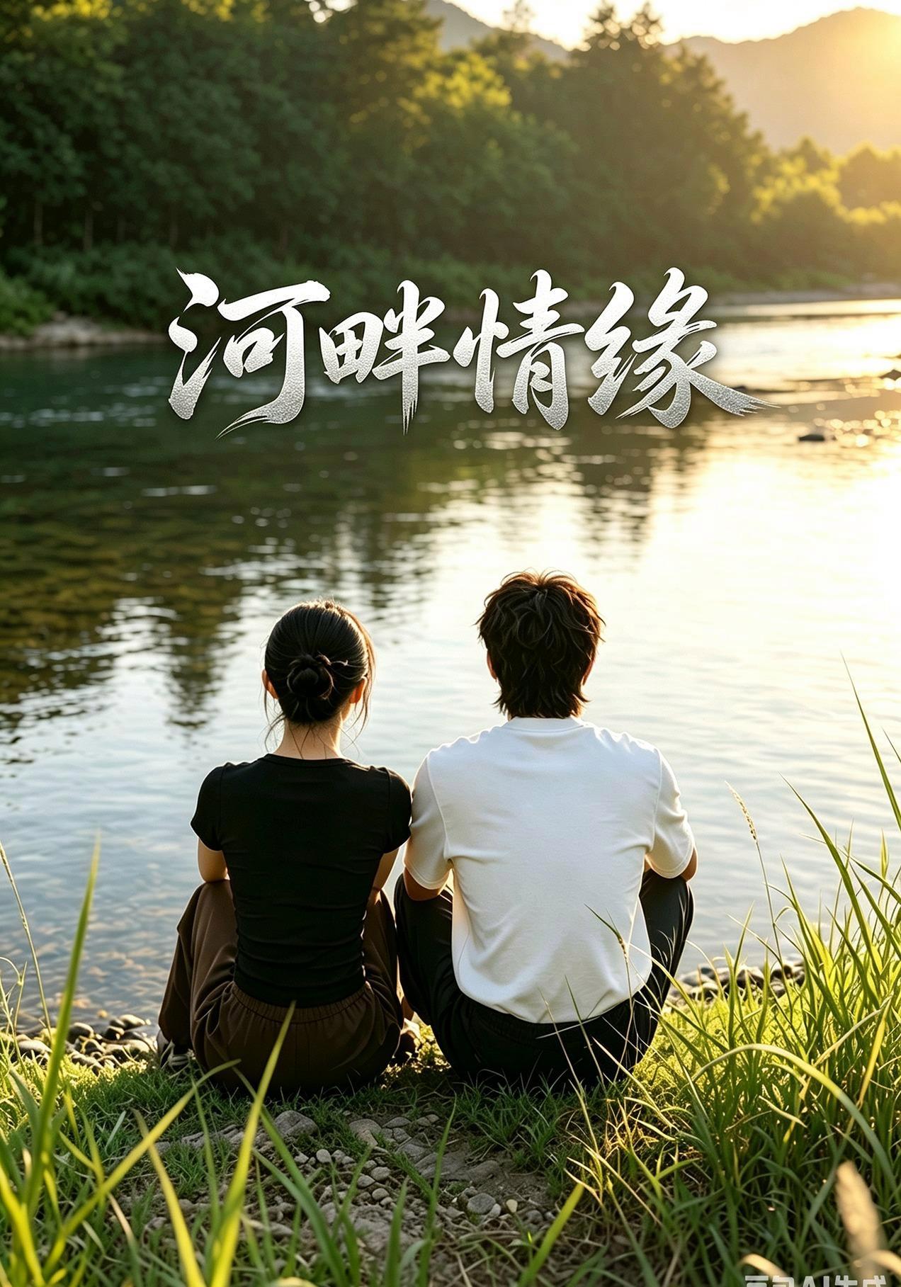 短剧《河畔情缘》海报