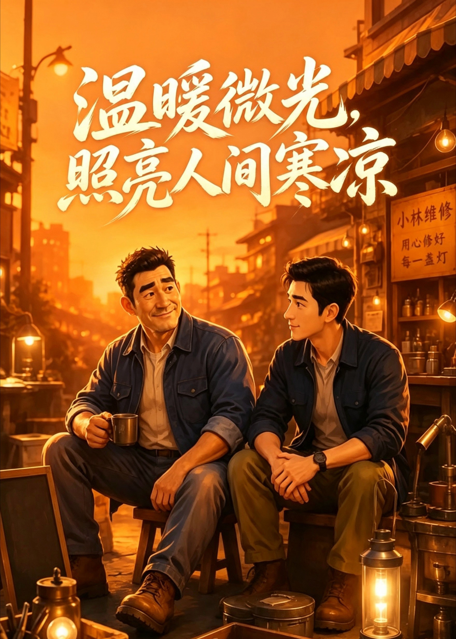 短剧《温暖微光，照亮人间寒凉》海报