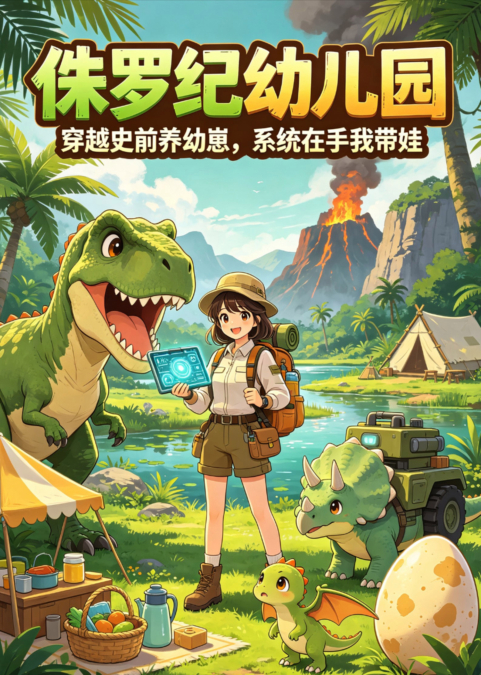 短剧《侏罗纪幼儿园》海报