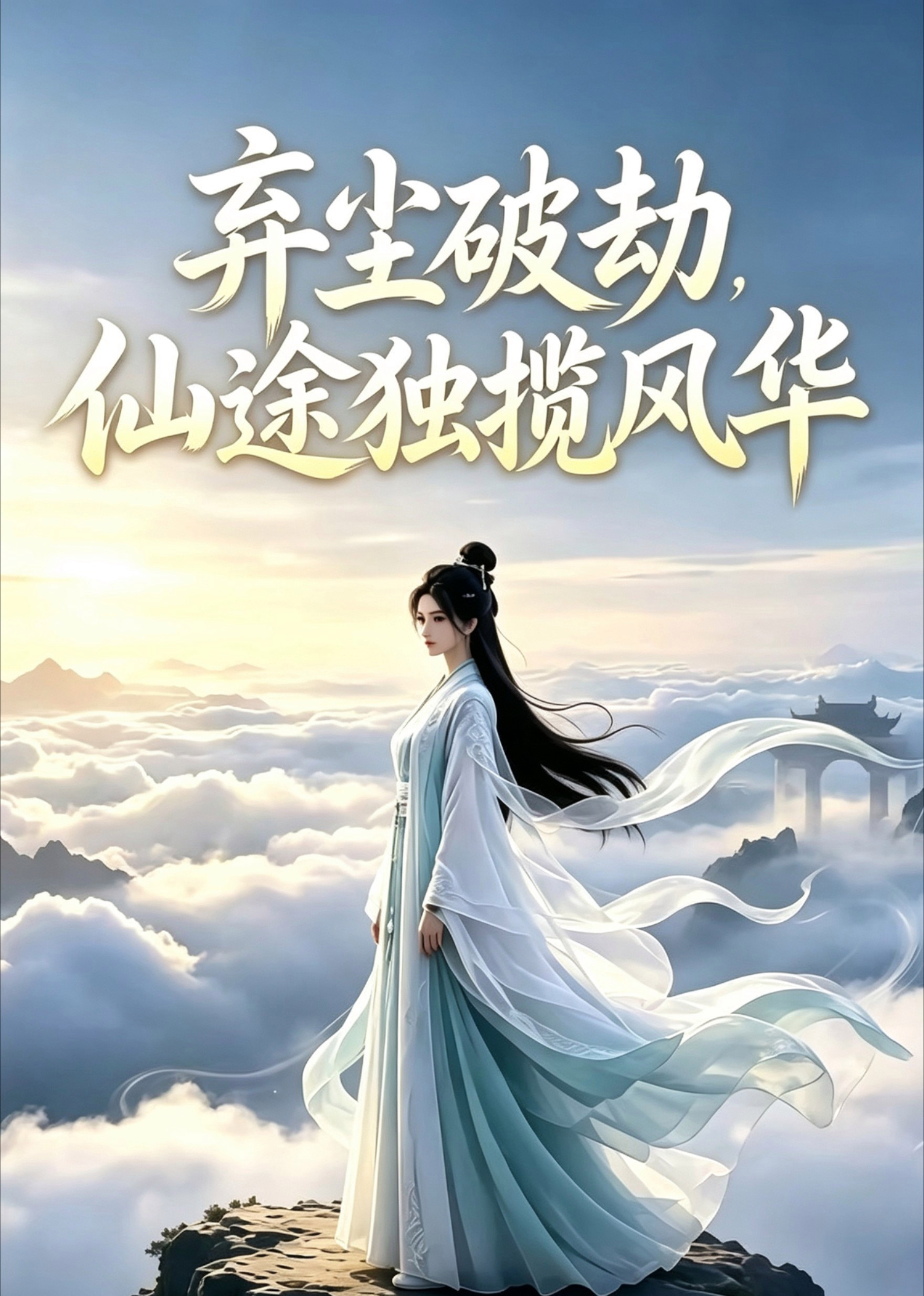 短剧《弃尘破劫，仙途独揽风华》海报