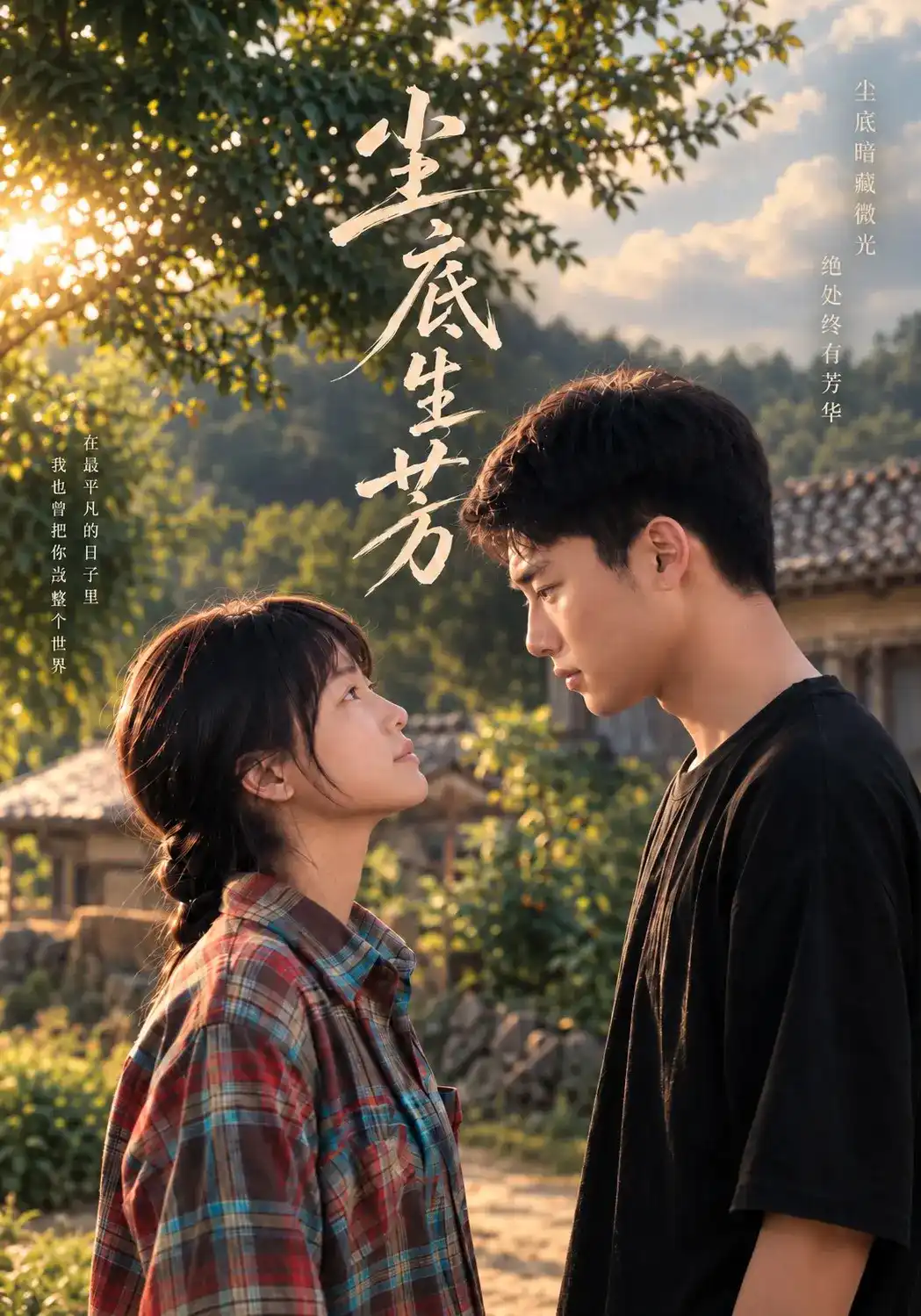 短剧《尘底生芳》海报