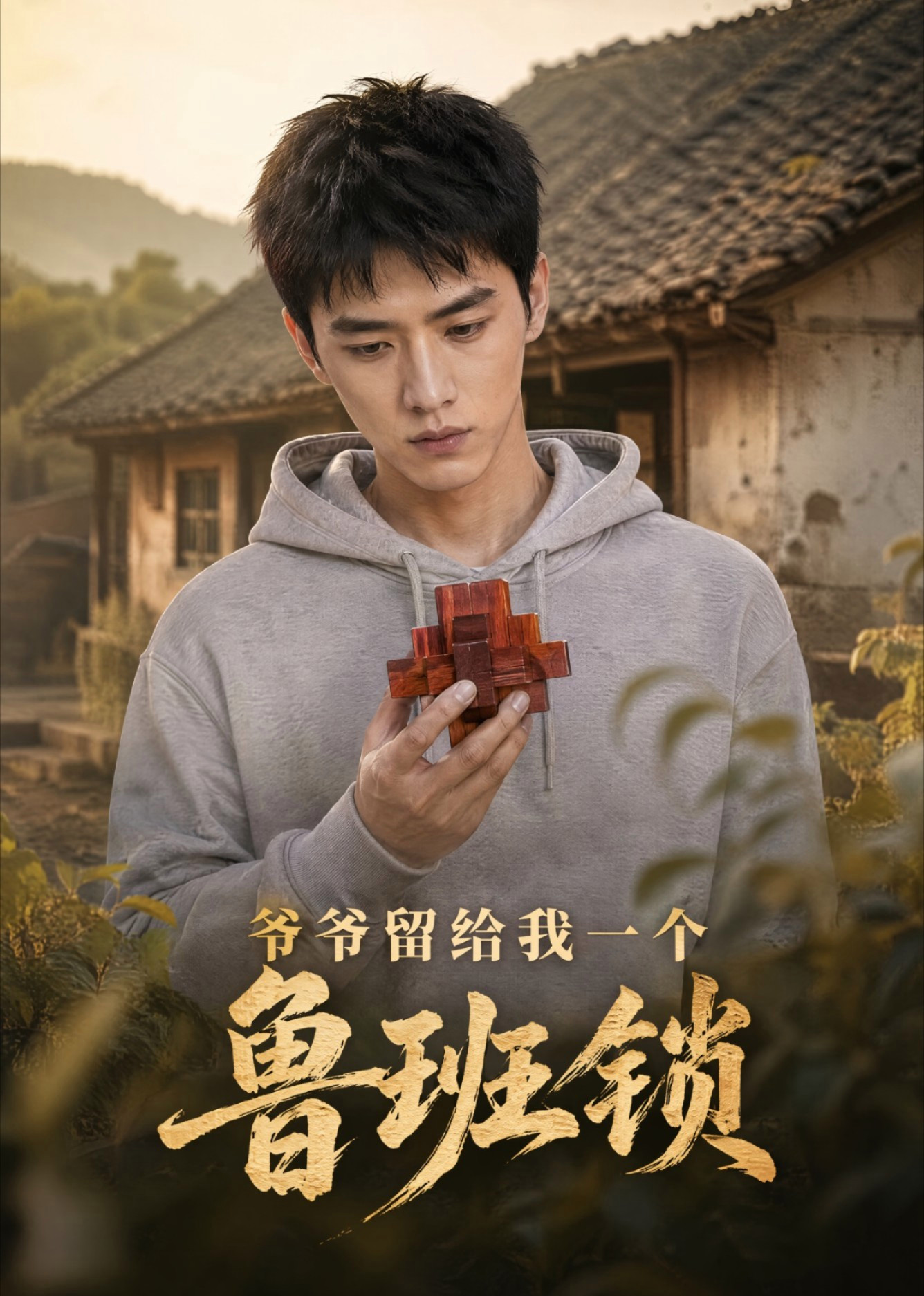短剧《爷爷留给我一个鲁班锁》海报