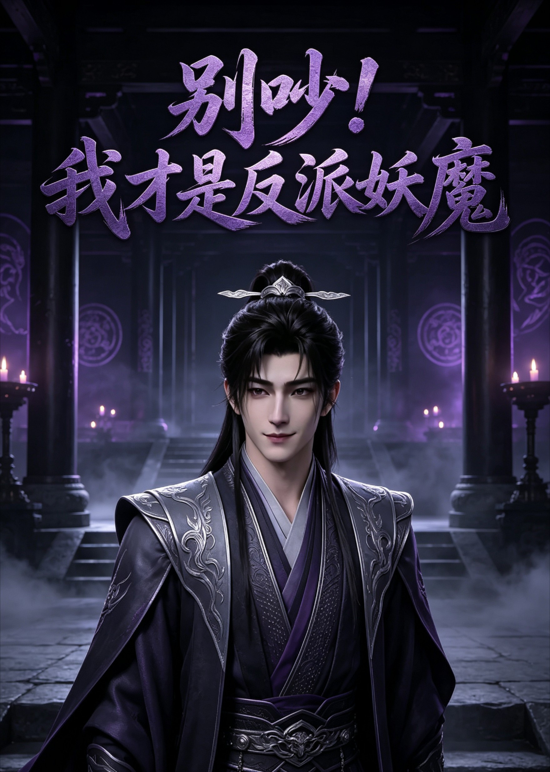 短剧《别吵！我才是反派妖魔》海报