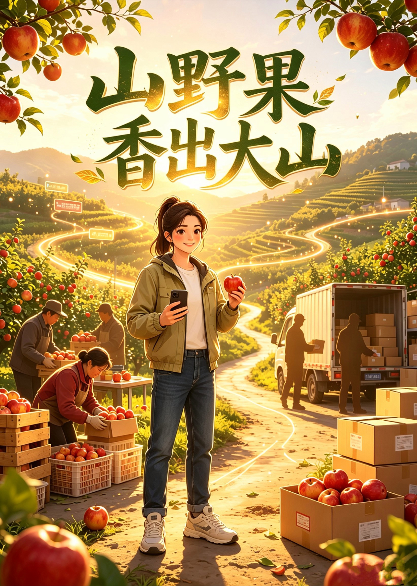 短剧《山野果香出大山》海报