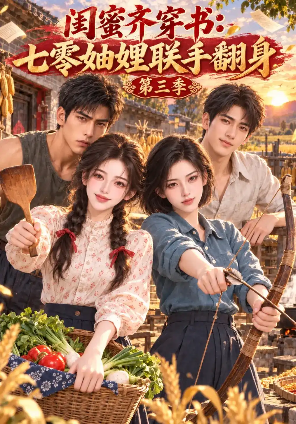 短剧《闺蜜齐穿书：七零妯娌联手翻身第三季》海报