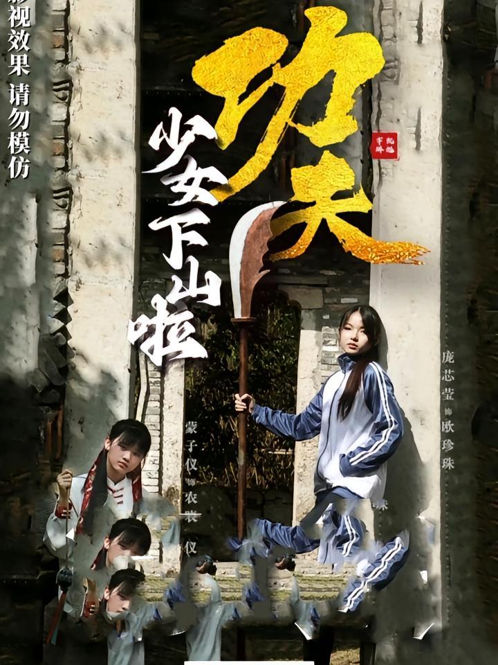 短剧《功夫少女下山啦》海报