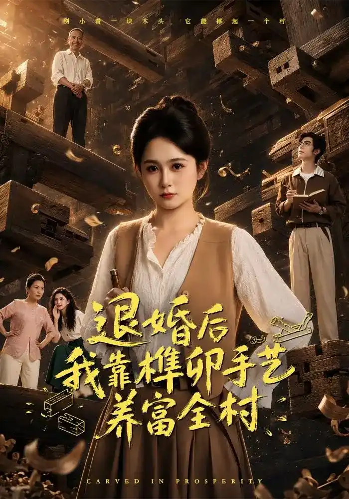 短剧《退婚后我靠榫卯手艺养富全村》海报