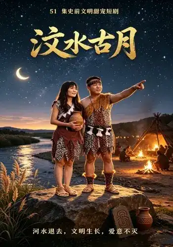 短剧《汶水古月》海报